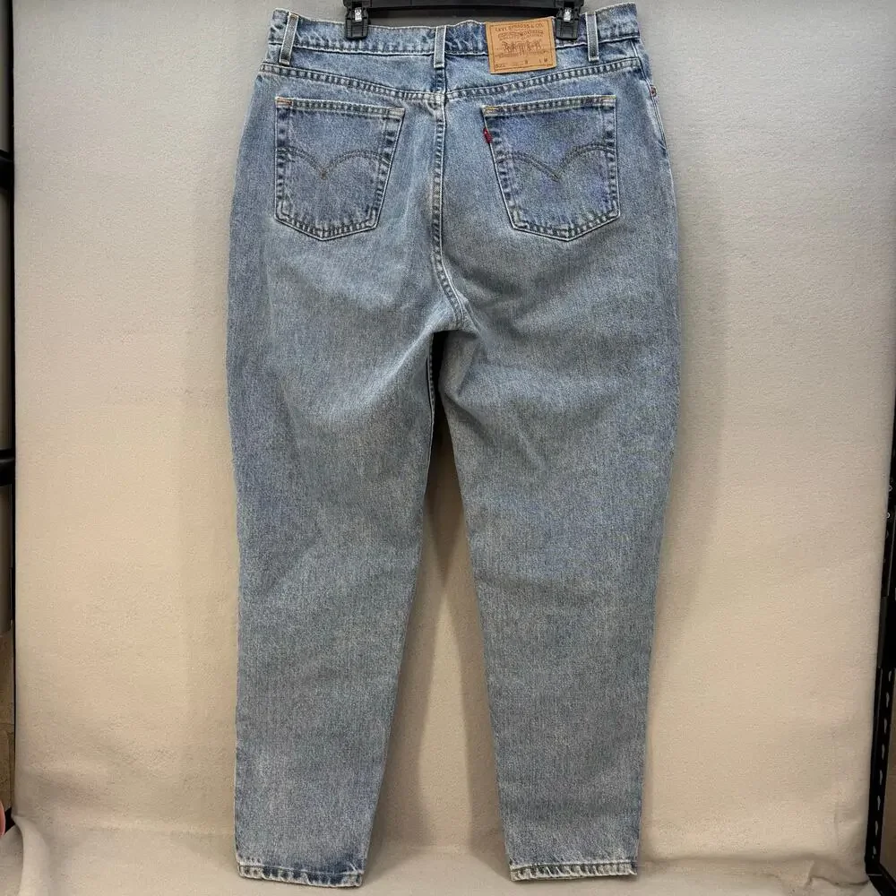 Levi's 522 Jeans Women's 18M  Blue Tapered Fit High Rise Vintage Made in the USA - Picture 2 of 12